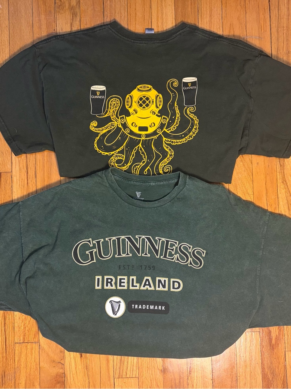 Guinness Ireland Graphic Tee Bundle XL Beer Pub Shirts Vintage Style